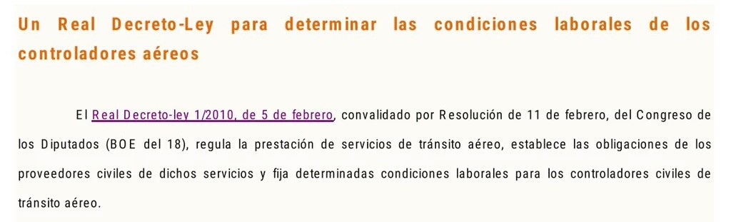 El Real Decreto Ley que liquidaba un Convenio Colectivo por primera vez en la historia de España