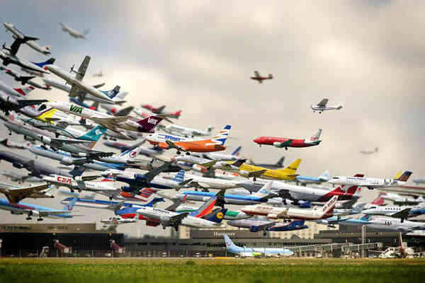 Resultado de imagen de congestion aerea